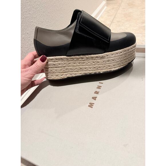 Marni Wedge Espadrille Sneakers - Size 10 - Picture 6 of 6